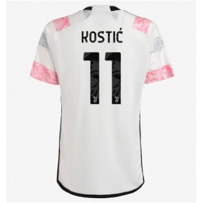 Juventus Filip Kostic #11 Gostujuci Dres 2023-24 Kratak Rukavima